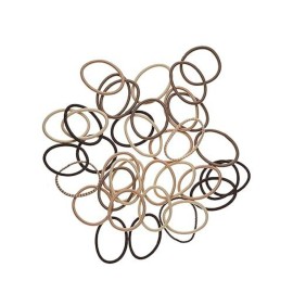 Goody Ouchless Elastic Hair Ties, 37 Ct, Blonde, 4MM Rubber Bands, Pain-Free Styling Accessories for Women & Men, Made for Long-Lasting Braids, Ponytails & More, All Hair Types