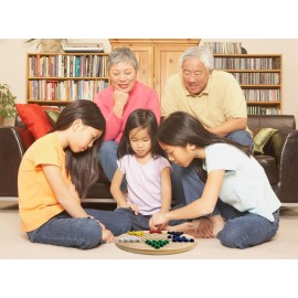 All Natural Wood Chinese Checkers with Wooden Marbles by Brybelly (1-Pack) All Natural Wood Chinese Checkers with Wooden Marbles by Brybelly (1-Pack)