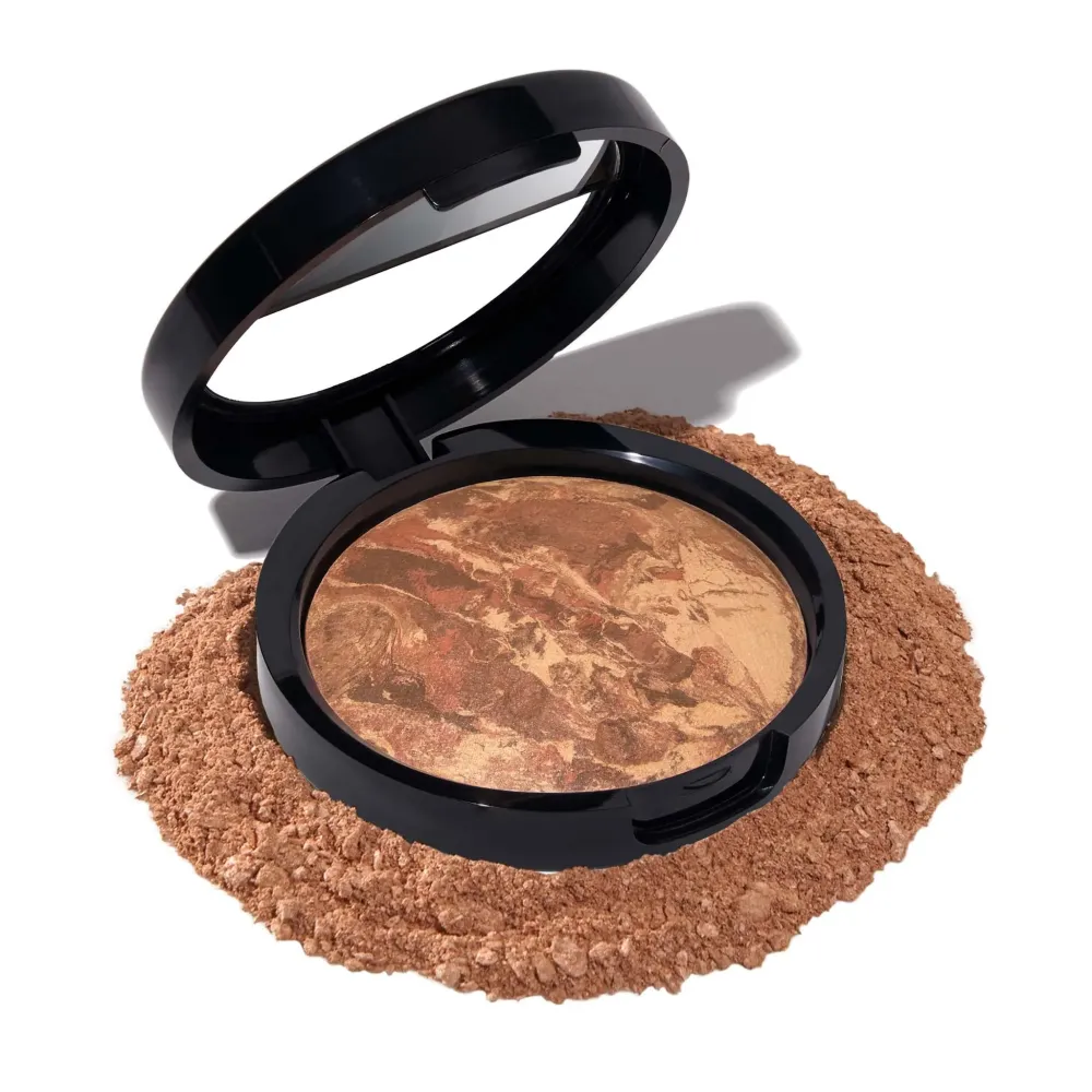 LAURA GELLER NEW YORK Award-Winning Baked Balance-n-Brighten Color Correcting Powder Foundation - Deep - Buildable Light to Medium Coverage - Demi-Matte Natural Finish LAURA GELLER NEW YORK Award-Winning Baked Balance-n-Brighten Color Correcting Powder Foundation - Deep - Buildable Light to Medium Coverage - Demi-Matte Natural Finish