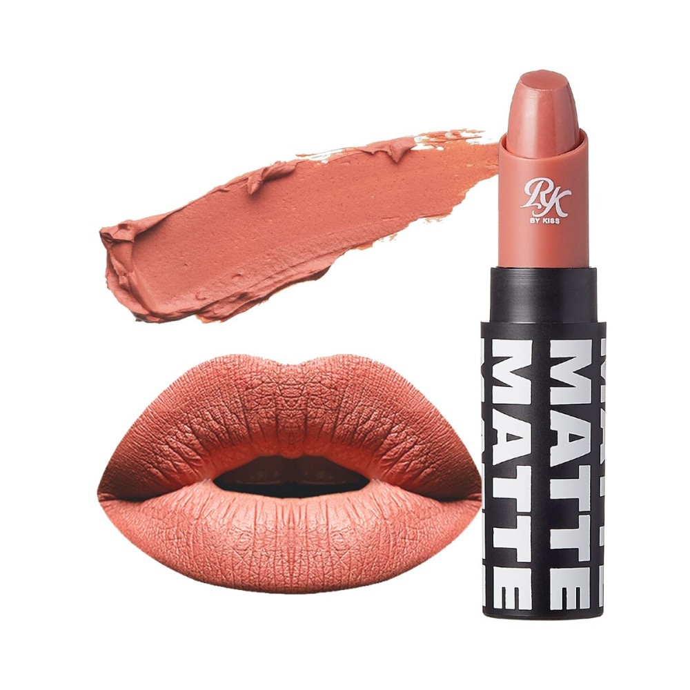 Kiss Ruby Kisses Matte Lipstick Nude Rose (3ml)