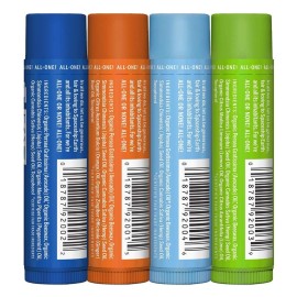 Dr. Bronner\'s - Organic Lip Balm Variety Peppermint, Orange Ginger, Naked, Lemon Lime) - Made with Organic Beeswax and Avocado Oil, For Dry Lips, Hands, Chin or Cheeks, 0.15 Ounce (Pack of 4) Dr. Bronner\'s - Organic Lip Balm Variety Peppermint, Orange Ginger, Naked, Lemon Lime) - Made with Organic Beeswax and Avocado Oil, For Dry Lips, Hands, Chin or Cheeks, 0.15 Ounce (Pack of 4)
