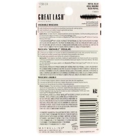 Maybelline Great Lash Mascara - Royal Blue - 2 Pack Maybelline Great Lash Mascara - Royal Blue - 2 Pack