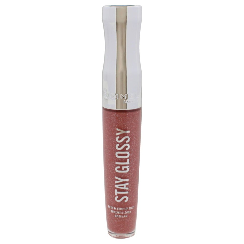 Rimmel Stay Glossy Lip Gloss - Non-Sticky and Lightweight Formula for Lip Color and Shine - 130 Blushing Belgraves, .18oz Rimmel Stay Glossy Lip Gloss - Non-Sticky and Lightweight Formula for Lip Color and Shine - 130 Blushing Belgraves, .18oz
