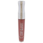 Rimmel Stay Glossy Lip Gloss - Non-Sticky and Lightweight Formula for Lip Color and Shine - 130 Blushing Belgraves, .18oz
