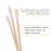 200 PCS Long Wooden Cotton Swabs, Cleaning Cotton Sticks with Wood Handle for Oil Makeup Gun Applicators, Eye Ears Eyeshadow Brush and Remover Tool, Cutips Buds for Baby and Home Accessories