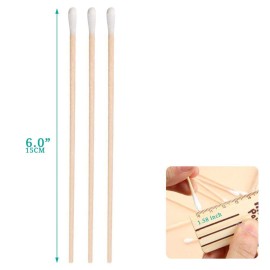 200 PCS Long Wooden Cotton Swabs, Cleaning Cotton Sticks with Wood Handle for Oil Makeup Gun Applicators, Eye Ears Eyeshadow Brush and Remover Tool, Cutips Buds for Baby and Home Accessories 200 PCS Long Wooden Cotton Swabs, Cleaning Cotton Sticks with Wood Handle for Oil Makeup Gun Applicators, Eye Ears Eyeshadow Brush and Remover Tool, Cutips Buds for Baby and Home Accessories