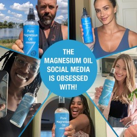 Seven Minerals, Pure Magnesium Oil Spray - Big 12 oz (Lasts 24 Months) - USP Grade Magnesium Spray, No Unhealthy Trace Minerals - from Ancient Underground Permian Seabed in USA, Free eBook Included Seven Minerals, Pure Magnesium Oil Spray - Big 12 oz (Lasts 24 Months) - USP Grade Magnesium Spray, No Unhealthy Trace Minerals - from Ancient Underground Permian Seabed in USA, Free eBook Included