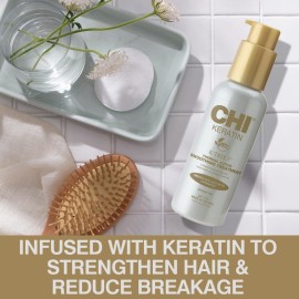 CHI Keratin K-Trix 5 Smoothing Treatment, Hair Serum For Creating Smooth, Frizz-Free Styles That Last, Sulfate, Paraben, & Cruelty-Free, 3.92 Oz CHI Keratin K-Trix 5 Smoothing Treatment, Hair Serum For Creating Smooth, Frizz-Free Styles That Last, Sulfate, Paraben, & Cruelty-Free, 3.92 Oz