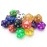 SmartDealsPro 10-Pack 20 Sided Dice D20 Polyhedral Dice for DND RPG MTG Table Game (Mix Color)