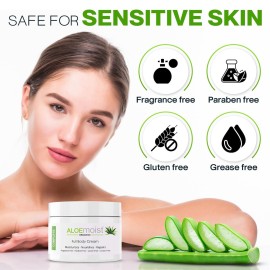 Organic Aloe Vera Lotion - Face & Body Moisturizing Cream with Natural Aloe Vera, Vitamin E Oil, Vitamin C, Retinol Cream, Shea Butter - Anti Aging Face Moisturizer for Women, Dry Skin (8 oz) Organic Aloe Vera Lotion - Face & Body Moisturizing Cream with Natural Aloe Vera, Vitamin E Oil, Vitamin C, Retinol Cream, Shea Butter - Anti Aging Face Moisturizer for Women, Dry Skin (8 oz)