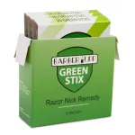 BARBERUPP Styptic Stick Shave Accessories (Green Stix, 3 Pack) Stops Bleeding For Razor Nicks For Men & Women - Sanitary and Great For Barbers or Personal