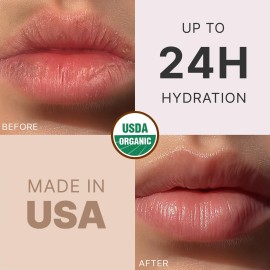 USDA Organic Lip Balm - USA Made with Natural Ingredients, 4 Pack Unflavored Chapstick for Dry Lips, Birthday Gifts for Her & Him, Lip Balm Hydrating Beauty Gifts, Lip Moisturizer, Mens Gift Ideas USDA Organic Lip Balm - USA Made with Natural Ingredients, 4 Pack Unflavored Chapstick for Dry Lips, Birthday Gifts for Her & Him, Lip Balm Hydrating Beauty Gifts, Lip Moisturizer, Mens Gift Ideas