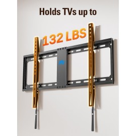 Mounting Dream TV Mount Fixed for Most 42-84 Inch Flat Screen TVs, TV Wall Mount Bracket up to VESA 600 x 400mm and 132 lbs - Fits 16/18/24 Studs - Low Profile and Space Saving MD2163-K Mounting Dream TV Mount Fixed for Most 42-84 Inch Flat Screen TVs, TV Wall Mount Bracket up to VESA 600 x 400mm and 132 lbs - Fits 16/18/24 Studs - Low Profile and Space Saving MD2163-K