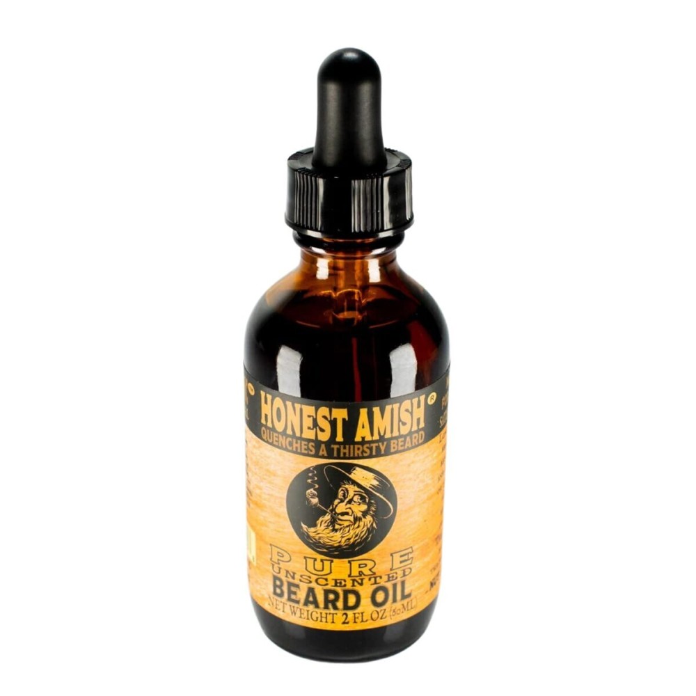 Honest Amish - Pure Beard Oil - 2 Ounce - Fragrance Free Honest Amish - Pure Beard Oil - 2 Ounce - Fragrance Free