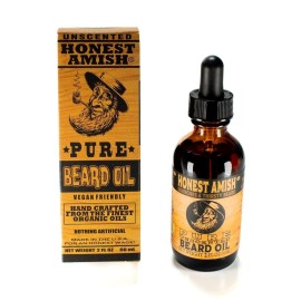 Honest Amish - Pure Beard Oil - 2 Ounce - Fragrance Free Honest Amish - Pure Beard Oil - 2 Ounce - Fragrance Free