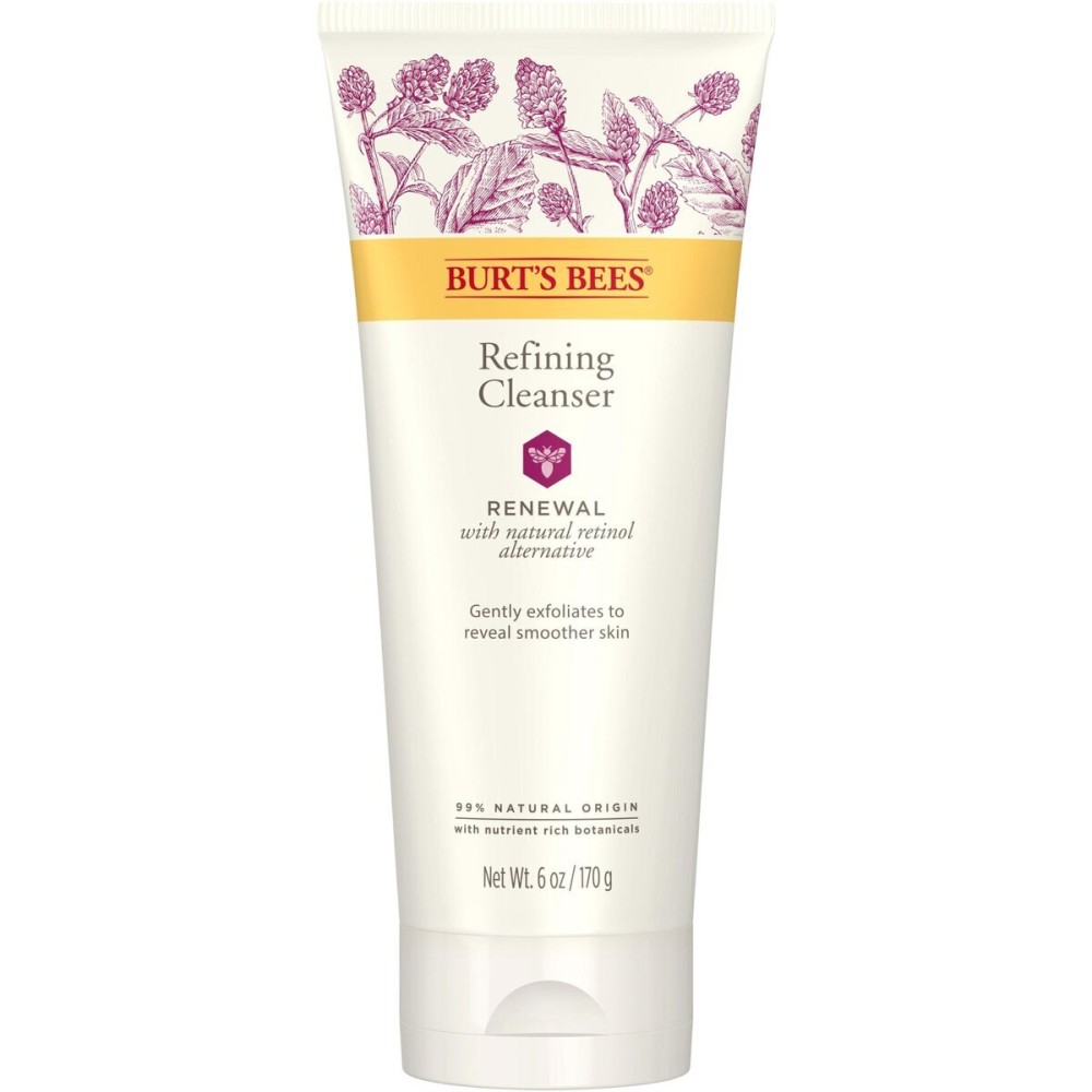 Burt\'s Bees Renewal Refining Cleanser with Bakuchiol Natural Retinol Alternative, 6 Oz (Package May Vary) Burt\'s Bees Renewal Refining Cleanser with Bakuchiol Natural Retinol Alternative, 6 Oz (Package May Vary)