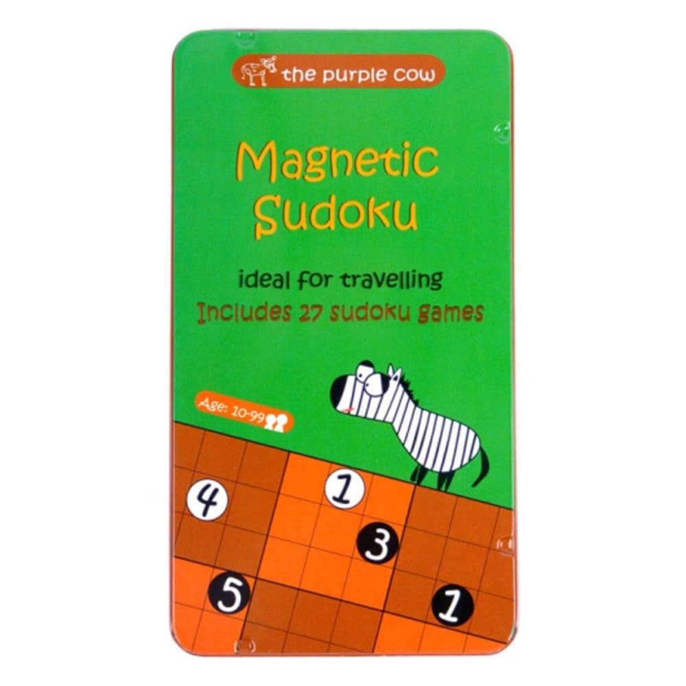 The Purple Cow- Sudoku. Magnetic Game Box for Kids and Adults. Solve Hard Puzzles and Master Your Mind. The Purple Cow- Sudoku. Magnetic Game Box for Kids and Adults. Solve Hard Puzzles and Master Your Mind.