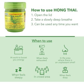 Hong Thai Traditional Thai Herbal Inhaler 10g 1 Bottle Hong Thai Traditional Thai Herbal Inhaler 10g 1 Bottle