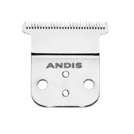 Andis Carbon Stainless-Steel Deep-Tooth Replacement T-Blade - for Model D-8, Slim-Line Pro-Li Cord/Cordless Trimmer - Close & Sharp Cutting, Zero-Gapped, Dependable & Long-Life Blade - Silver