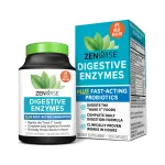 Zenwise Health Digestive Enzymes and Bromelain for Gut Health - Probiotic Multi Enzymes with Prebiotics and Probiotics for Women and Men for Digestive Health and Bloating Relief for Digestion - 180 CT