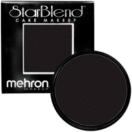 Mehron Makeup StarBlend Cake Makeup | Wet/Dry Pressed Powder Face | Powder Foundation | Black Body and Face Paint 2 oz (56g) Mehron Makeup StarBlend Cake Makeup | Wet/Dry Pressed Powder Face | Powder Foundation | Black Body and Face Paint 2 oz (56g)