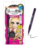 Heorine Make by Kissme Waterproof Smooth Liquid Eyeliner, Japanese Eye Makeup for Smudge-free, Super Keep 01 Jet Black