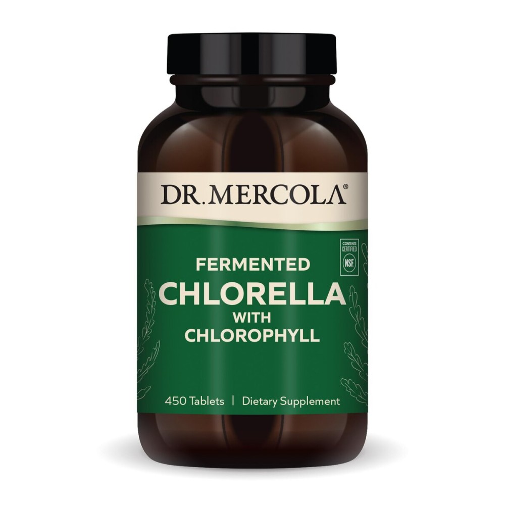 Dr. Mercola, Fermented Chlorella, 90 Servings (450 Tablets), non GMO, Soy-Free, Gluten Free Dr. Mercola, Fermented Chlorella, 90 Servings (450 Tablets), non GMO, Soy-Free, Gluten Free