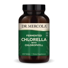 Dr. Mercola, Fermented Chlorella, 90 Servings (450 Tablets), non GMO, Soy-Free, Gluten Free