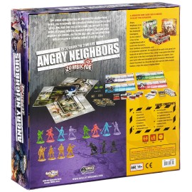 CMON Zombicide: Angry Neighbors - Face The Pursuit of Seeker Zombies and New Survivors! Cooperative Strategy Game with Tabletop Miniatures, Ages 14+, 1-6 Players, 1 Hour Playtime, Made CMON Zombicide: Angry Neighbors - Face The Pursuit of Seeker Zombies and New Survivors! Cooperative Strategy Game with Tabletop Miniatures, Ages 14+, 1-6 Players, 1 Hour Playtime, Made