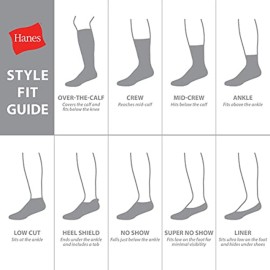 Hanes Boys Socks, Double Tough Cushioned Ankle And No Show, 12-pair Packs Athletic-socks, Ankle - White/Grey Bottom - 12 Pack, Large US Hanes Boys Socks, Double Tough Cushioned Ankle And No Show, 12-pair Packs Athletic-socks, Ankle - White/Grey Bottom - 12 Pack, Large US