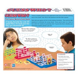 Guess Who? Board Game with Classic Characters by Winning Moves Games USA, Classic Children\'s Mystery Board Game of Deduction for 2 Players, Ages 6+ (1191) Guess Who? Board Game with Classic Characters by Winning Moves Games USA, Classic Children\'s Mystery Board Game of Deduction for 2 Players, Ages 6+ (1191)