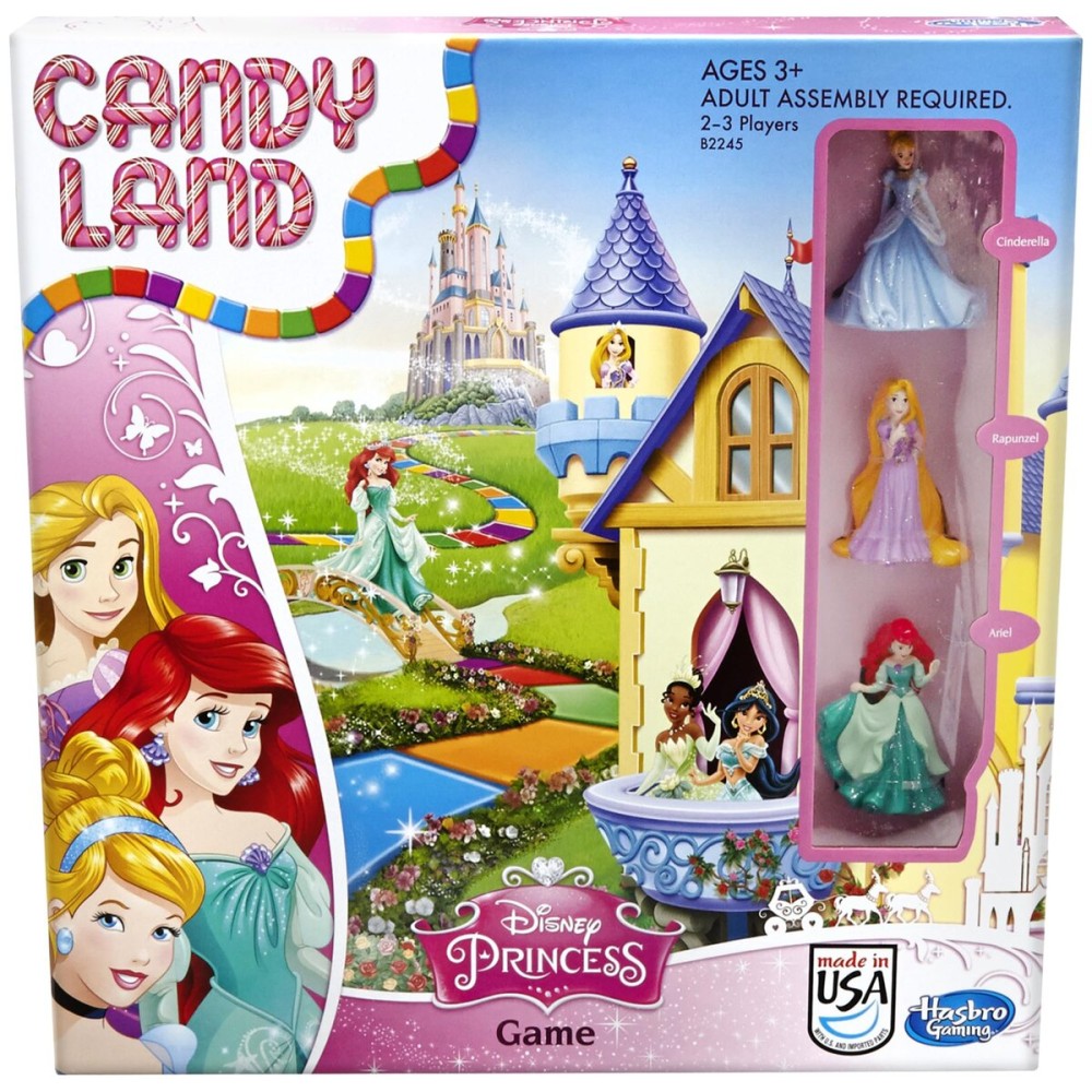 Hasbro Gaming Candy Land Disney Princess Edition Board Game, Preschool Games for 2 to 3 Players, Family Games for Kids Ages 3 and Up (Amazon Exclusive) Hasbro Gaming Candy Land Disney Princess Edition Board Game, Preschool Games for 2 to 3 Players, Family Games for Kids Ages 3 and Up (Amazon Exclusive)
