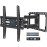 Mounting Dream TV Wall Mount for 32-65 Inch Television,Mount with Swivel and Tilt, Full Motion Bracket with Articulating Dual Arms, Fits 16inch Studs, Max VESA 400X400 mm, 99lbs, MD2380