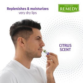 Medline Remedy Clinical Lip Balm, 3 Count, Citrus Scent, Moisturizing, Hydrating, Nourish, Nutrient Rich, Soothing Natural Oils, Revitalize, Comforting, Skin Conditioners, 0.15 oz Stick Medline Remedy Clinical Lip Balm, 3 Count, Citrus Scent, Moisturizing, Hydrating, Nourish, Nutrient Rich, Soothing Natural Oils, Revitalize, Comforting, Skin Conditioners, 0.15 oz Stick