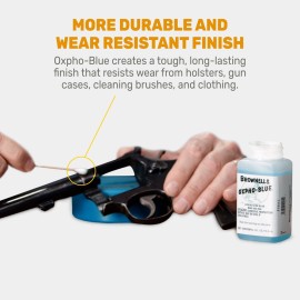 Brownells Oxpho-Blue Liquid Gun Blue, Cold Bluing Solution, Gunsmithing Tools Maintenance Cleaning Supplies, Professional Grade, 4 Fl oz. (118.2 mL) Brownells Oxpho-Blue Liquid Gun Blue, Cold Bluing Solution, Gunsmithing Tools Maintenance Cleaning Supplies, Professional Grade, 4 Fl oz. (118.2 mL)