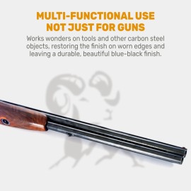 Brownells Oxpho-Blue Liquid Gun Blue, Cold Bluing Solution, Gunsmithing Tools Maintenance Cleaning Supplies, Professional Grade, 4 Fl oz. (118.2 mL) Brownells Oxpho-Blue Liquid Gun Blue, Cold Bluing Solution, Gunsmithing Tools Maintenance Cleaning Supplies, Professional Grade, 4 Fl oz. (118.2 mL)