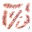 YEEECH Halloween Body Face Scar Realistic Temporary Tattoos Sticker Paper Waterproof for Fool\'s Day Fun Skin Color
