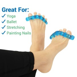 VIVEsole Toe Separators for Men & Women Medium (2 Pairs) - Silicone Gel Spreaders - Therapeutic Spa Stretchers for Plantar Fasciitis, Bunions, Overlapping Hammer Toe Spacers - Metatarsal Yoga Cushion VIVEsole Toe Separators for Men & Women Medium (2 Pairs) - Silicone Gel Spreaders - Therapeutic Spa Stretchers for Plantar Fasciitis, Bunions, Overlapping Hammer Toe Spacers - Metatarsal Yoga Cushion