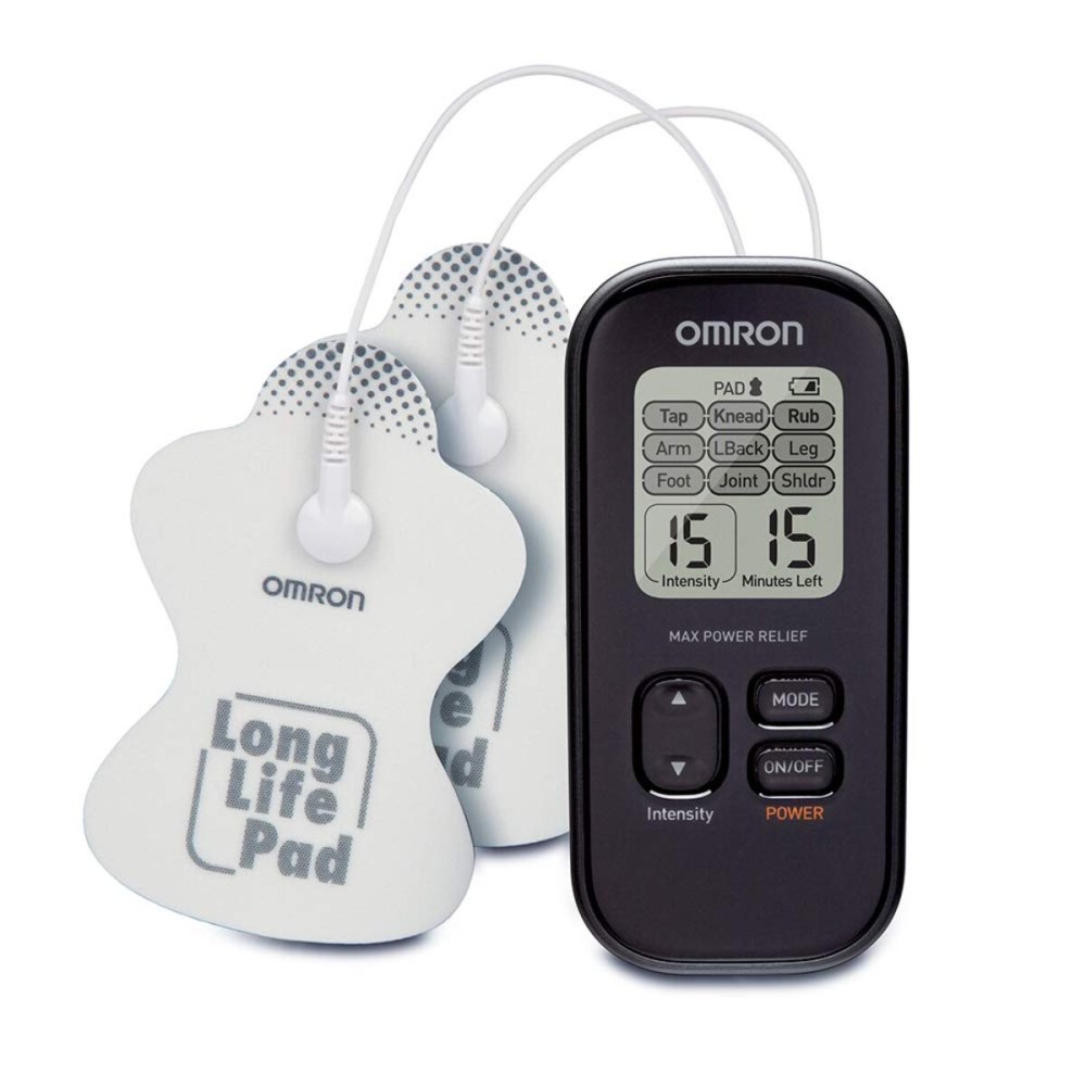OMRON Max Power Relief TENS Unit Muscle Stimulator, Simulated Massage Therapy for Lower Back, Arm, Shoulder, Leg, Foot, and Arthritis Pain, Drug-Free Pain Relief (PM500) OMRON Max Power Relief TENS Unit Muscle Stimulator, Simulated Massage Therapy for Lower Back, Arm, Shoulder, Leg, Foot, and Arthritis Pain, Drug-Free Pain Relief (PM500)