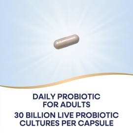 Nature\'s Way Fortify Daily Probiotic + Prebiotic for Men and Women, 30 Billion Live Cultures, Digestive and Immune Health Support* Supplement, 30 Capsules Nature\'s Way Fortify Daily Probiotic + Prebiotic for Men and Women, 30 Billion Live Cultures, Digestive and Immune Health Support* Supplement, 30 Capsules