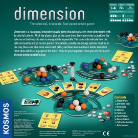 Dimension - A 3D Fast-Paced Puzzle Game from Kosmos | Up to 4 Players, for Fans of Strategy, Quick-Thinking & Logic | Parents\' Choice Silver Honor & Oppenheim Toy Portfolio Platinum Award Winner Dimension - A 3D Fast-Paced Puzzle Game from Kosmos | Up to 4 Players, for Fans of Strategy, Quick-Thinking & Logic | Parents\' Choice Silver Honor & Oppenheim Toy Portfolio Platinum Award Winner