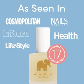 ella+mila All About the Base - Coat Nail Polish - Long-lasting Ridge Filler Base Coat - Nail Care that Helps Smooth & Fill Natural Nails (0.45 fl oz) ella+mila All About the Base - Coat Nail Polish - Long-lasting Ridge Filler Base Coat - Nail Care that Helps Smooth & Fill Natural Nails (0.45 fl oz)
