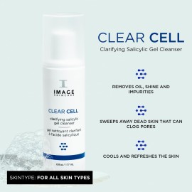 Image Skincare Clear Cell Clarifying Salicylic Gel Cleanser 177 ml / 6 oz Image Skincare Clear Cell Clarifying Salicylic Gel Cleanser 177 ml / 6 oz
