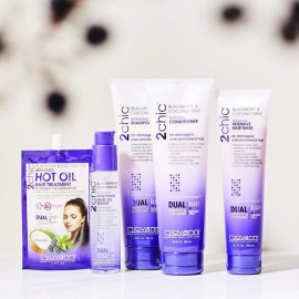 GIOVANNI 2chic Ultra Shine Leave-In Conditioning & Styling Elixir - Hair Serum for All Hair Types, Tsubaki Seed Oil & White Tea, Detangles, Smooths & Conditions, Tames Frizz - 4 oz GIOVANNI 2chic Ultra Shine Leave-In Conditioning & Styling Elixir - Hair Serum for All Hair Types, Tsubaki Seed Oil & White Tea, Detangles, Smooths & Conditions, Tames Frizz - 4 oz