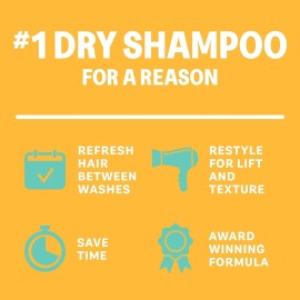 Batiste Dry Shampoo for Dark Hair, 3.81 oz