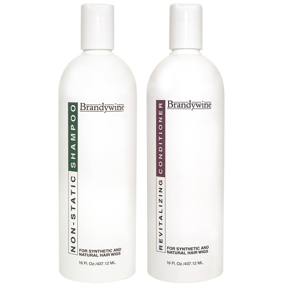 Brandywine Non Static Shampoo & Revitalizing Conditioner 16 Ounce, Value Pack Bundle 2 items