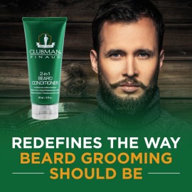 Clubman Pinaud 2-in-1 Beard Conditioner and Face Moisturizer, 3 oz Clubman Pinaud 2-in-1 Beard Conditioner and Face Moisturizer, 3 oz