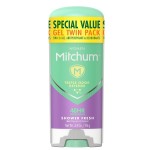 Mitchum Women\'s Deodorant, Antiperspirant Stick, Triple Odor Defense Gel, 48 Hr Protection, Shower Fresh, 3.4 Oz (Pack of 2)