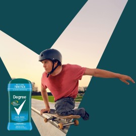 Degree Men Original Antiperspirant Deodorant Cool Rush Twin Pack 48-Hour Sweat & Odor Protection Antiperspirant For Men 2.7 oz Degree Men Original Antiperspirant Deodorant Cool Rush Twin Pack 48-Hour Sweat & Odor Protection Antiperspirant For Men 2.7 oz