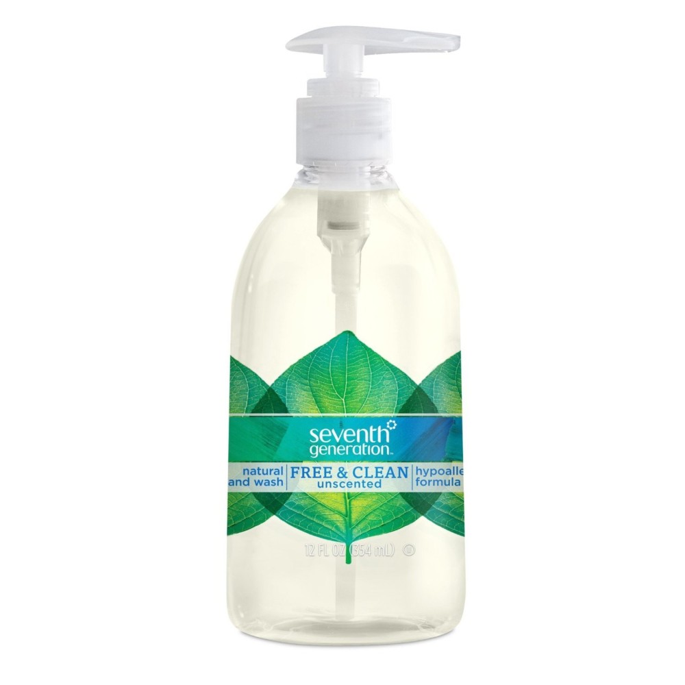 Seventh Generation Hand Wash, Free and Clean, 12 Ounce (Pack of 6) Seventh Generation Hand Wash, Free and Clean, 12 Ounce (Pack of 6)